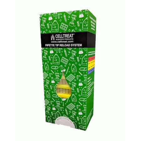 Celltreat Low Retention Pipette Tip Reload System, Non-sterile, 200 uL, PK1920 229054